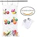 NANAN Quick Dry Hanging Bath Organizer with 6 Pockets, Hang on Shower Curtain Rod/Liner Hooks, Shower Organizer, Mesh Shower Organizer, Mesh Shower Caddy,Bathroom Accessories (White)
