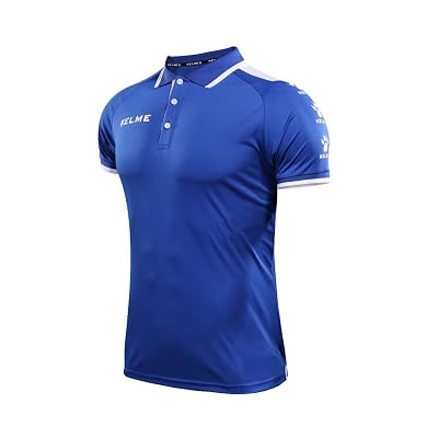 KELME Mens Short Sleeve Athletic Polo Shirt