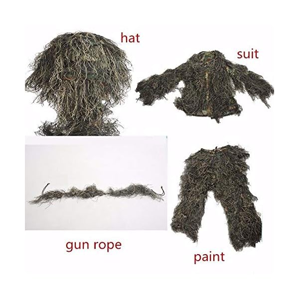 ZLDMYC Sniper Anzug Jagd Anzug Secretive Jagd-Kleidung Armee Airsoft Schießen Uniform – Bild 5