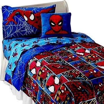 Amazon Com Store51 Com Spiderman Frames Comforter Twin Bedding Home Kitchen