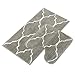 Homcomoda 2 Piece Bath Rugs Set Microfiber Washable Bath Mats with Contour Toilet Rug U-Shaped for Bathroom(Grey)