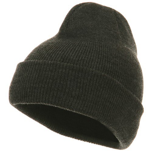 Youth Knit Cuff Beanie - Charcoal