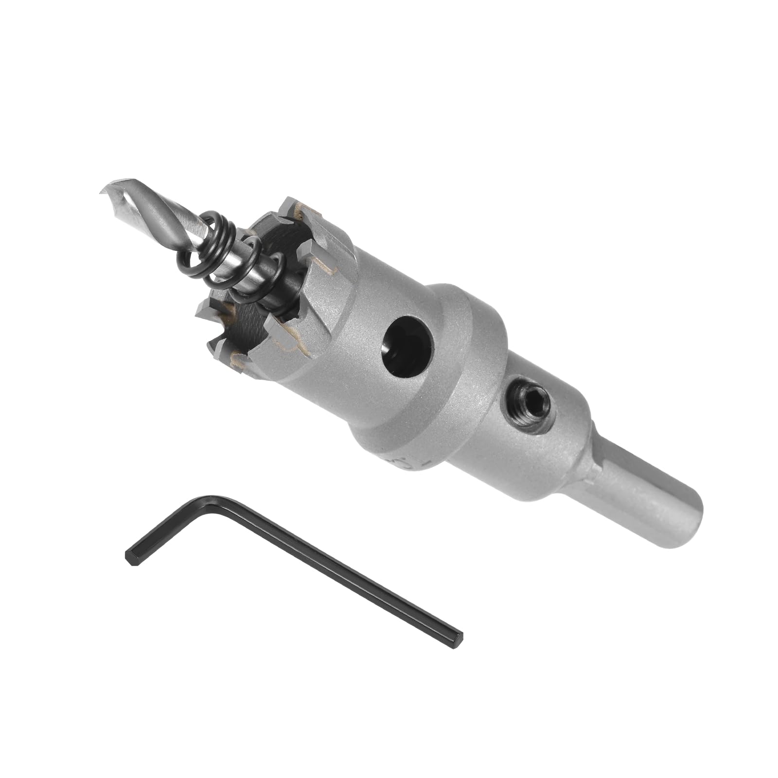 CoCud Hole Saw, 24.5mm Cutting Diameter, Carbide Tipped Tooth Hole Cutter Drill Bit - (Applications: for Stainless Steel Sheet Metal), 1-Piece