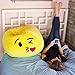 GoMoji Emoji Kiss Bean Bag Chair