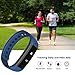 007plus Fitness Tracker, D115 Concise Style Point Touch Activity Tracker (Blue)