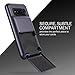 Galaxy S8 Plus Case, [Heavy Duty Drop Protection] Hybrid Card Slot Holder Wallet Cover [Shock Absorption Cover] for Samsung Galaxy S8 Plus by Lumion (D.Folder - Orchid Purple)