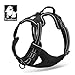 Best Front Range No-Pull Dog Harness. 3M Reflective Outdoor Adventure Pet Vest with Handle. 3 Stylish Colors and 5 Sizes.