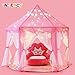 Intency Pink Princess Castle Kids Play Tent Large Children Playhouse for Girls Indoor Outdoor Use