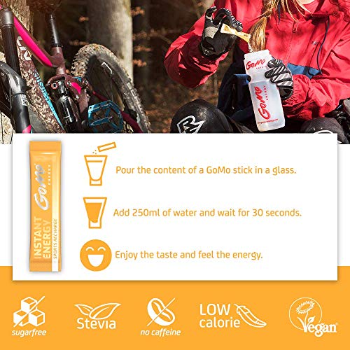 GoMo Energy® Sport Recovery Drink Mix | with Vitamin D3 + K2 + B Complex, Mineral Mix & Horsetail Extract | Sugar Free & Caffeine Free | Isotonic Energy Drink Powder Mix | Sports Recharge 30 Servings - Thumbnail 5