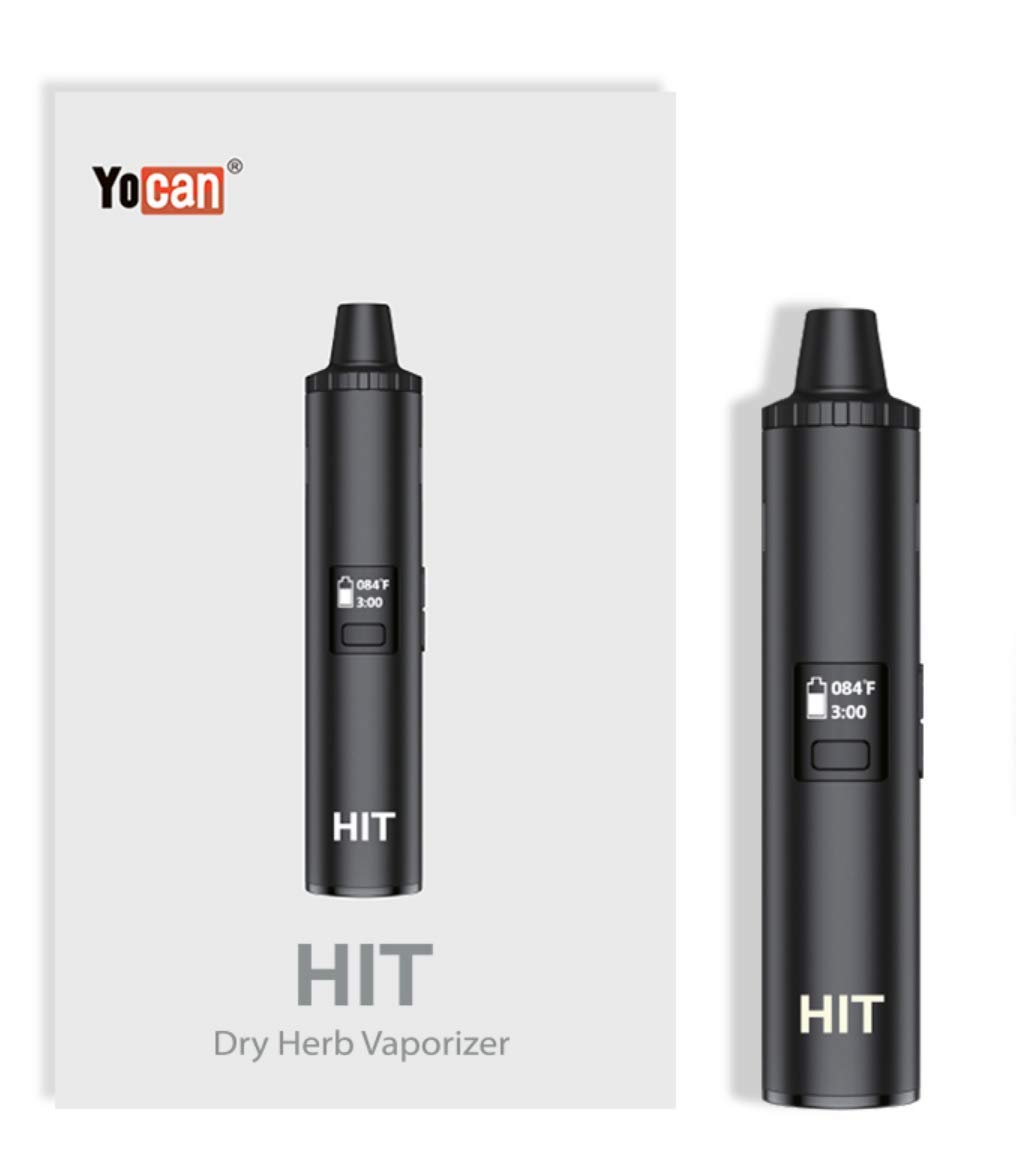 Yocan Hit, 2-in-1 Dry Herb & Wax Vaporizer, 2600mAh Battery, Ceramic Chamber, Rapid Heat, Full Temp Control, Vibrate Alert, Magnetic Chamber