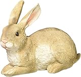 Design Toscano Bashful the Bunny Lying Down Garden Rabbit Statue, Multicolored (Lawn &amp; Patio)