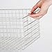iDesign Classico Wire Storage Basket, Satin Silver, 16 x 9 x 6 Inch, 1 Piece