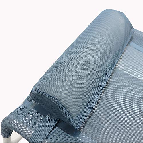 Homecall Klappbarer Strandstuhl, 7-fach verstellbar - (Blau) – Bild 7