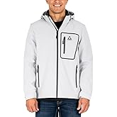 Gerry Men’s Softshell Jacket – Water & Wind Resistant, Adjustable Hood & Cuffs, Heavyweight Outdoor Coat