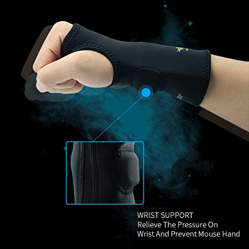 excovip EXCO Wrist Support Gaming Gloves Breathable Neoprene Thumb Loop
