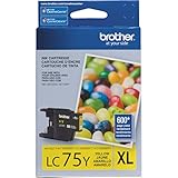 Brother Printer LC75Y High Yield (XL Series) Yellow