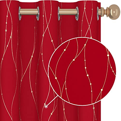 Deconovo Short Blackout Curtains Long