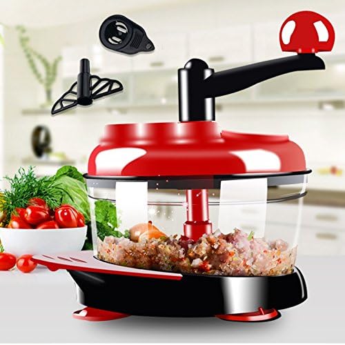 Multi-function Kitchen Manual Food Processor Household Meat Grinder Vegetable Chopper Quick Shredder Cutter Egg Blender