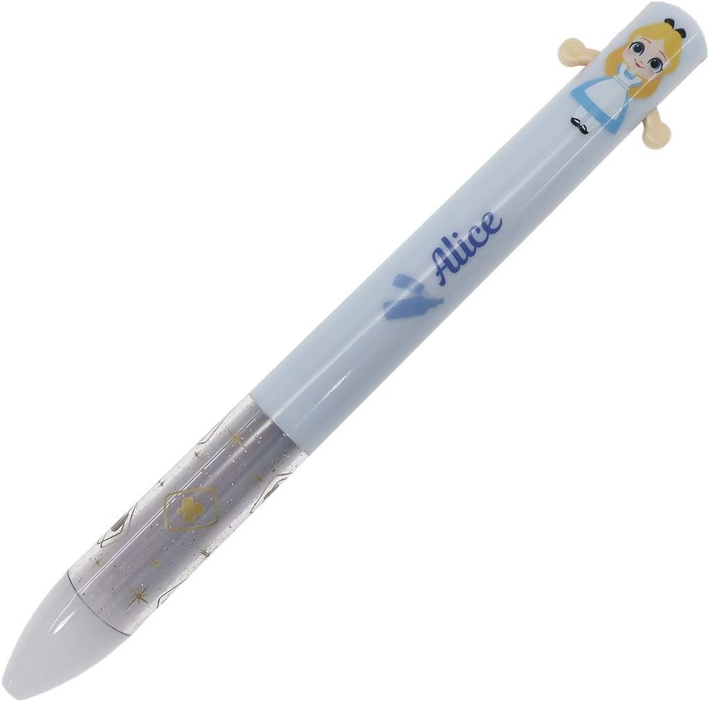 Alice In Wonderland Black Red Two-Color Ballpoint Pen Mimi Pen / 2 colors Ballpoint Pen / Ver2 Disney