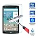 LG G Pad F 8.0Tempered-Glass Protector with [Crystal Clearity] [Scratch-Resistant] [No-Bubble Easy Installation] for LG G Pad F 8.0/ II 8.0 (V498)