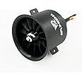 XFLY-MODEL 70mm 12 blades EDF Ducted Fan with 6S Brushless Inrunner 2680-KV2200 Motor Model Jet Aircraft