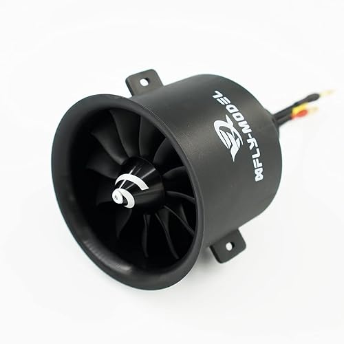 70mm 12 blades EDF Ducted Fan with 6S Brushless Inrunner 2680-KV2200 ...