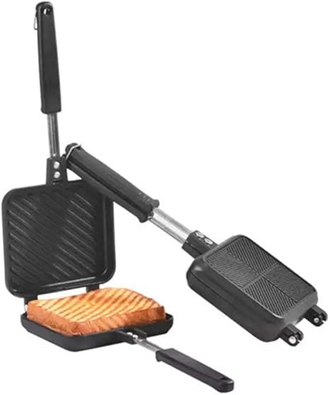 Amazon ホットサンドメーカー ホットサンドメーカー 直火式 両面加熱 お手入れ簡単 フッ 耳まで焼ける 素樹脂加工 家庭用 ツイル 直火式 ホットサンド ワッフルメーカー オンライン通販