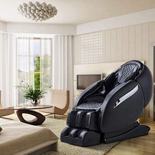 Luxurious Electric Full Body SL-Track Zero Gravity Shiatsu Massaging Chair Recliner with Heating Back, Foot Roller and Air Massage System for Home