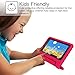 Fintie Shock Proof Case for Amazon Fire HD 8 (Previous Generation - 6th) 2016 release - Kiddie Series Light Weight Convertible Handle Stand Kids Friendly Cover, Magenta