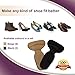 Shoes Too Big Inserts - Heel Cushion Pads - Grips for Blister Prevention and Comfort - Shoe Filler for Women & Men, 4 Pairs