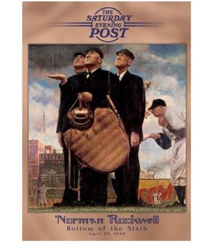 Amazon.com: The Saturday Evening Post Bottom of the Sixth Puzzle