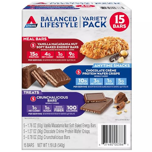 ATKINS LIFESTYLE VARIETY PACK (15 COUNT)
