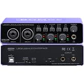 BOMGE USB Audio Interface SOLO with XLR/48V Phantom Power,32Bit/192kHz High-Fidelity, for Studio Audio Mixer Interface for Guitarist, Vocalist, Podcaster, Producer, Plug and Play (U202P)