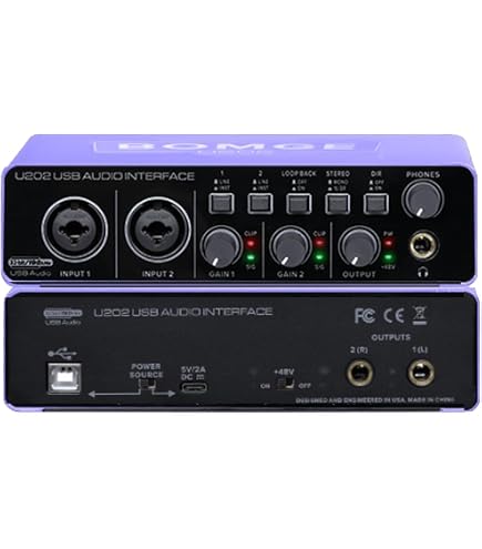 Amazon.com: Behringer U-Phoria UMC202HD - Interfaz de audio USB