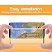 Galaxy S8 Plus Screen Protector[3-Pack],Auideas [Case Friendly] Ultra Clear 3D PET HD Screen Protector Film for Samsung Galaxy S8 Plus Black.