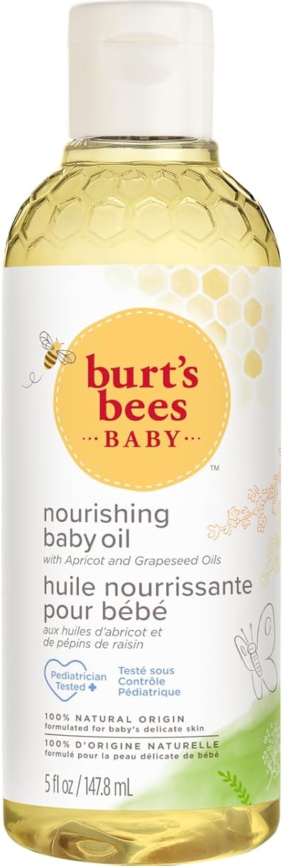 Burt's Bees Baby Oil Nourishing Moisturiser with Apricot Oil 147.8 ml