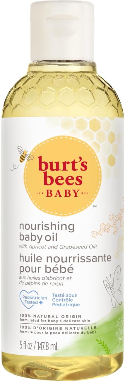 Burt's Bees Baby Oil Nourishing Moisturiser with Apricot Oil 147.8 ml