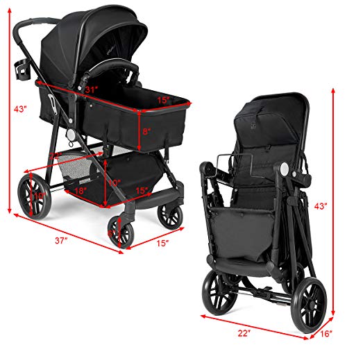 6 BABY+JOY+Convertible+Pushchair+Suspension