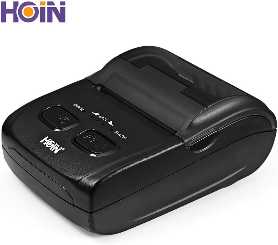 Portable Thermal Printer USB Bluetooth,EARME Mini Wireless Portable Personal Receipt Printer Compatible with Windows(XP/7/8/8.1/10), Linux, Android and iOS Systems