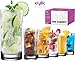 Kryllic Reusable Plastic Cups - Plastic Tumblers - Acrylic Cups For Kitchen 16oz- Clear Highball Plastic Tumbler Set of 6 Plastic Tumblers Dishwasher Safe, Bpa Free, Cups For Kitchen - Plastic Glasses
