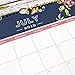 Blue Sky Day Designer for 2019-2020 Academic Year Monthly Wall Calendar, Twin Wire Binding, 15' x 12', Peyton Navy