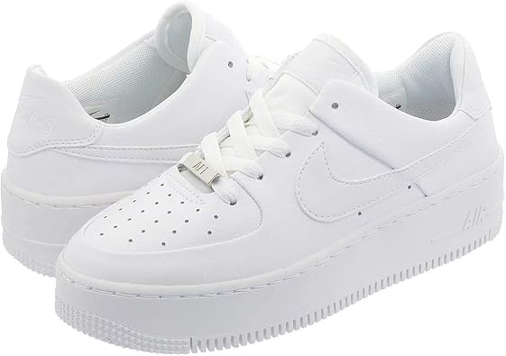 nike air force sage low white