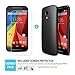 Ringke Slim Compatible with Moto G 2014 Case Moto G 2nd Gen HD Film, Better GripBlack Premium Dual Coated Hard Case for Motorola Moto G 2014