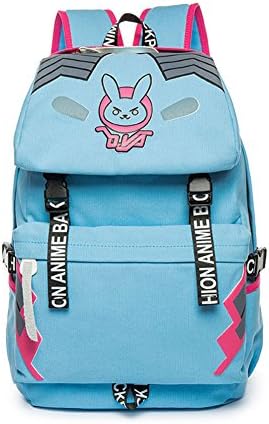 Unisex Game Vintage Canvas Laptop Backpack Rucksack School Bookbag Travel Hiking Bag (DVA)