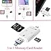 Aisopos 3 in 1 iphone flash drive,U Disk with Lightning Connector Memory Stick Storage Micro SD TF Fast Card Reader for iPhone/ MAC / PC / Android