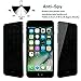 iPhone 8 Plus / 7 Plus Privacy Screen Protector, KSWNG iPhone 8 Plus Screen Protector Anti-Spy Tempered Glass Screen 9H Premium Anti-Scratch/Fingerprint
