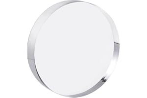 CiaoHER 1in Thickness 5in Diameter Acrylic Disc Display Block Clear Polished Round Pedestal Stand Riser 5" x 5" x 1", 1 Pack