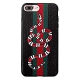 Fashion G Style -Glass Protective Case Cover for iPhone 7 iPhone 8 Only 5.5 Inches (Snake)