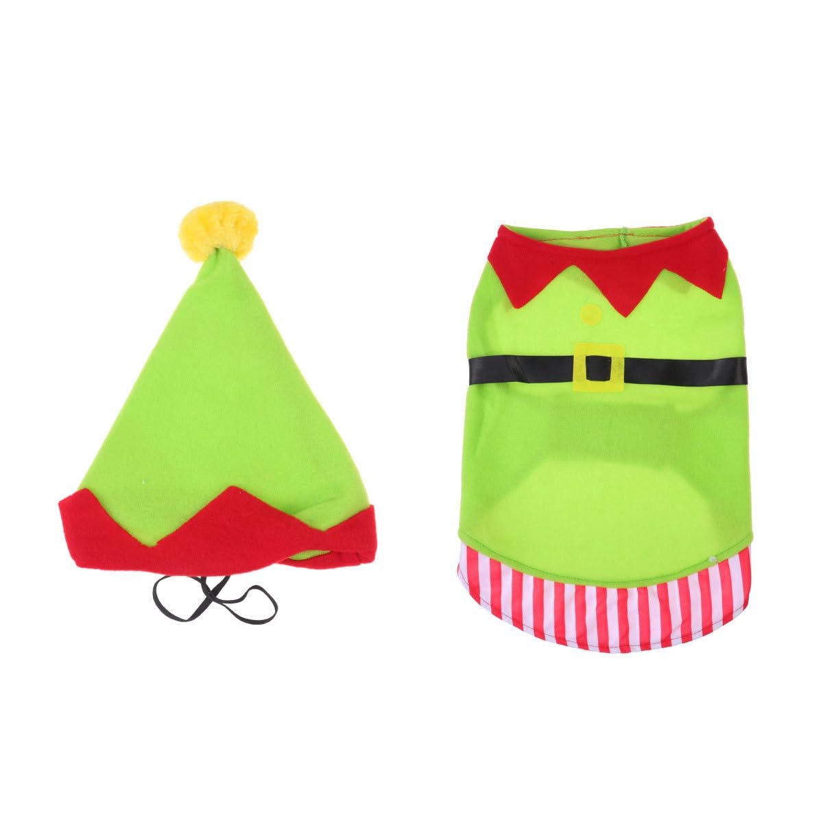 1Set Xmas Lovely Dog Costume Creative Pet Party Clothes for Christmas Comfortable Dog Garment Dress for Puppies for Holiday Photos and Costume Parties