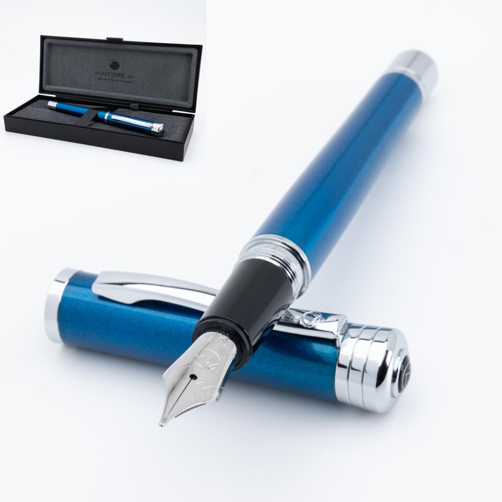 Photo 1 of Monteverde Strata Fountain pen, Blue - B